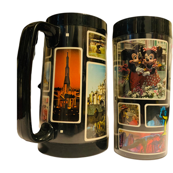 Vintage Disneyland Thermo Serv Lot of 2 Made in the USA Mug/Cup - Picture 5 of 9